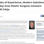 Board-certified East Bay Area plastic surgeon Eric Okamoto, MD answers common questions about facelift surgery and explains his customized approach.